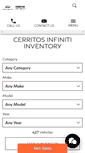 Mobile Screenshot of cerritosinfiniti.com